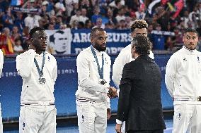 Paris 2024 - Football Podium - Team France Wins Silver