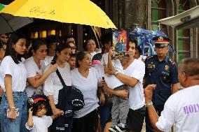 PHILIPPINES-RIZAL-POLICE OFFICER-FUNERAL