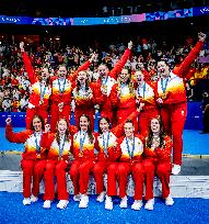 Paris 2024 - Women's Water Polo Medal Ceremony