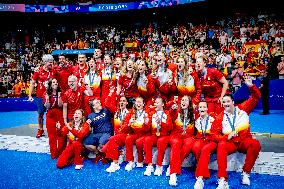 Paris 2024 - Women's Water Polo Medal Ceremony