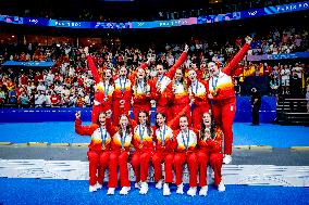 Paris 2024 - Women's Water Polo Medal Ceremony