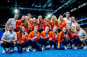 Paris 2024 - Women's Water Polo Medal Ceremony