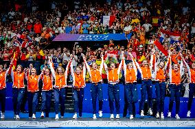 Paris 2024 - Women's Water Polo Medal Ceremony