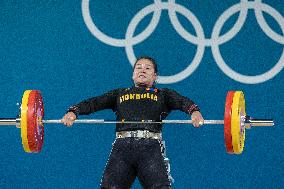 Weightlifting - Olympic Games Paris 2024: Day 15