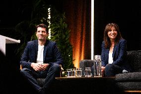 Press Conference Of Anne Hidalgo At Paris Media Center