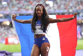 (PARIS2024) FRANCE-PARIS-OLY-ATHLETICS-100M HURDLES-WOMEN