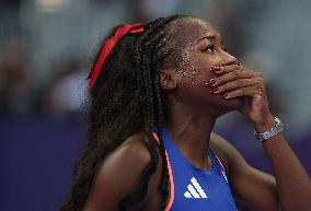 (PARIS2024) FRANCE-PARIS-OLY-ATHLETICS-100M HURDLES-WOMEN