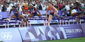 (PARIS2024) FRANCE-PARIS-OLY-ATHLETICS-100M HURDLES-WOMEN