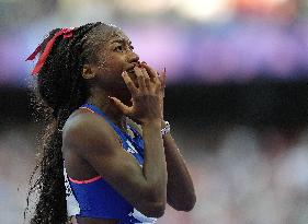 (PARIS2024) FRANCE-PARIS-OLY-ATHLETICS-100M HURDLES-WOMEN