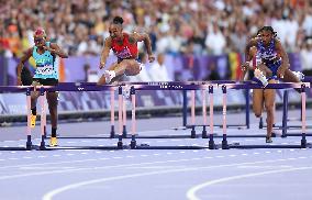 (PARIS2024) FRANCE-PARIS-OLY-ATHLETICS-100M HURDLES-WOMEN