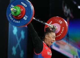 (PARIS2024)FRANCE-PARIS-OLY-WEIGHTLIFTING