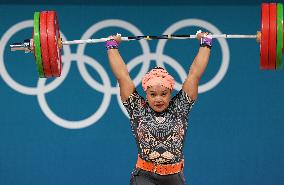 (PARIS2024)FRANCE-PARIS-OLY-WEIGHTLIFTING