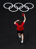 (PARIS2024)FRANCE-PARIS-OLY-TABLE TENNIS