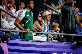 Paris 2024 - Mick Jagger And Family At Athletics Events