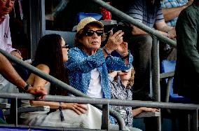 Paris 2024 - Mick Jagger And Family At Athletics Events