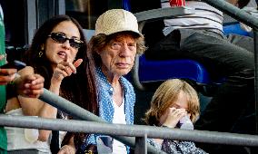 Paris 2024 - Mick Jagger And Family At Athletics Events