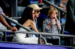 Paris 2024 - Mick Jagger And Family At Athletics Events