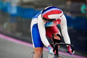 Paris 2024 - Track Cycling - Mathilde Gros Competing