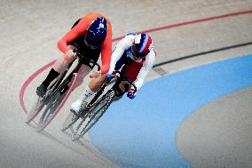 Paris 2024 - Track Cycling - Mathilde Gros Competing