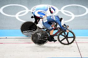 Paris 2024 - Track Cycling - Mathilde Gros Competing