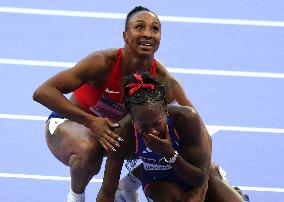 Paris 2024 - 100m Hurdles - Cyrena Samba-Mayela Wins Silver