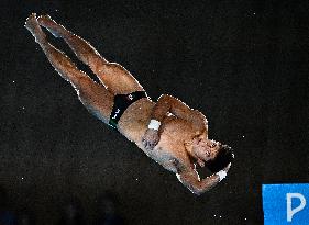 Paris 2024 - Men's Diving 10m Illustrations