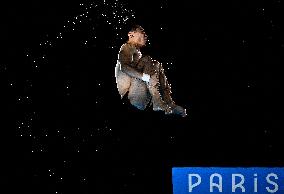 Paris 2024 - Men's Diving 10m Illustrations