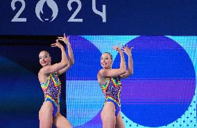 (PARIS2024) FRANCE-SAINT-DENIS-OLY-ARTISTIC SWIMMING