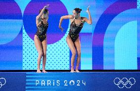 (PARIS2024) FRANCE-SAINT-DENIS-OLY-ARTISTIC SWIMMING