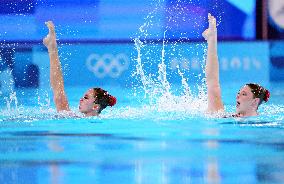 (PARIS2024) FRANCE-SAINT-DENIS-OLY-ARTISTIC SWIMMING