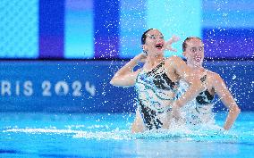 (PARIS2024) FRANCE-SAINT-DENIS-OLY-ARTISTIC SWIMMING