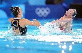 (PARIS2024) FRANCE-SAINT-DENIS-OLY-ARTISTIC SWIMMING