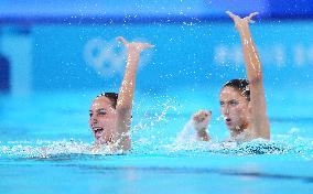 (PARIS2024) FRANCE-SAINT-DENIS-OLY-ARTISTIC SWIMMING