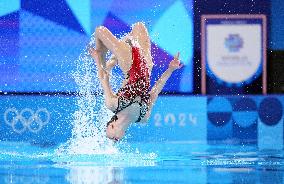 (PARIS2024) FRANCE-SAINT-DENIS-OLY-ARTISTIC SWIMMING