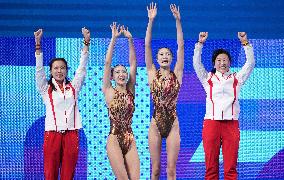 (PARIS2024) FRANCE-SAINT-DENIS-OLY-ARTISTIC SWIMMING