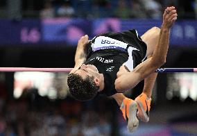 (PARIS2024) FRANCE-PARIS-OLY-ATHLETICS-HIGH JUMP-MEN