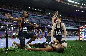 (PARIS2024) FRANCE-PARIS-OLY-ATHLETICS-4X400M RELAY-MEN