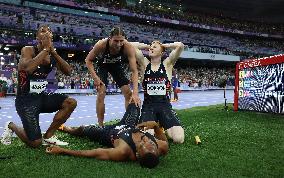 (PARIS2024) FRANCE-PARIS-OLY-ATHLETICS-4X400M RELAY-MEN