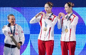 (PARIS2024) FRANCE-SAINT-DENIS-OLY-ARTISTIC SWIMMING