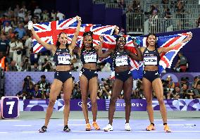 (PARIS2024) FRANCE-PARIS-OLY-ATHLETICS-4X400M RELAY-WOMEN