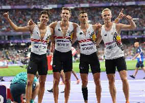 (PARIS2024) FRANCE-PARIS-OLY-ATHLETICS-4X400M RELAY-MEN