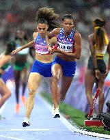 (PARIS2024) FRANCE-PARIS-OLY-ATHLETICS-4X400M RELAY-WOMEN