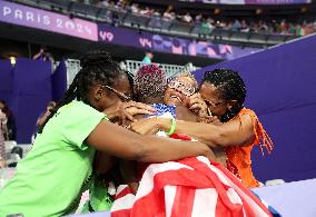 (PARIS2024) FRANCE-PARIS-OLY-ATHLETICS-4X400M RELAY-WOMEN