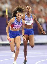 (PARIS2024) FRANCE-PARIS-OLY-ATHLETICS-4X400M RELAY-WOMEN