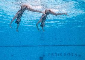 (PARIS2024) FRANCE-SAINT-DENIS-OLY-ARTISTIC SWIMMING