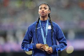 (PARIS2024) FRANCE-PARIS-OLY-ATHLETICS-100M HURDLES-WOMEN