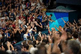 Paris 2024 - The men's Gold Medal basketball between France and USA