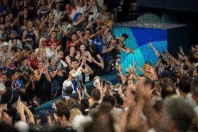 Paris 2024 - The men's Gold Medal basketball between France and USA