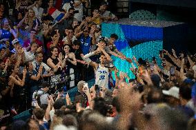 Paris 2024 - The men's Gold Medal basketball between France and USA