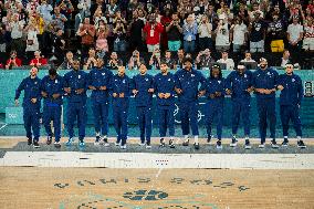 Paris 2024 - The men's Gold Medal basketball between France and USA